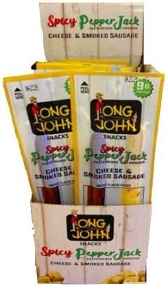 LONG JOHN SAUSAGE &amp; PEPPER JACK CHEESE 12/CT