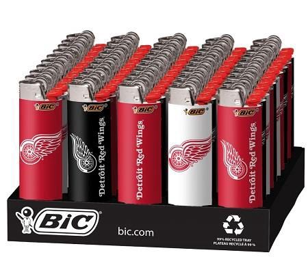 BIC LIGHTER LIMITED RED WINGS 50/CT