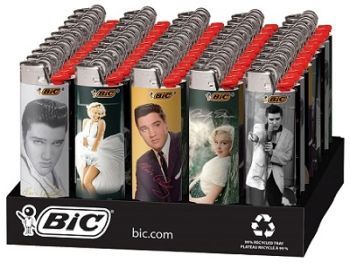 BIC LIGHTER LIMITED ICONS 50/CT