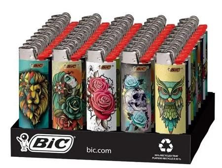 BIC LIGHTER LIMITED TATTOO 50/CT