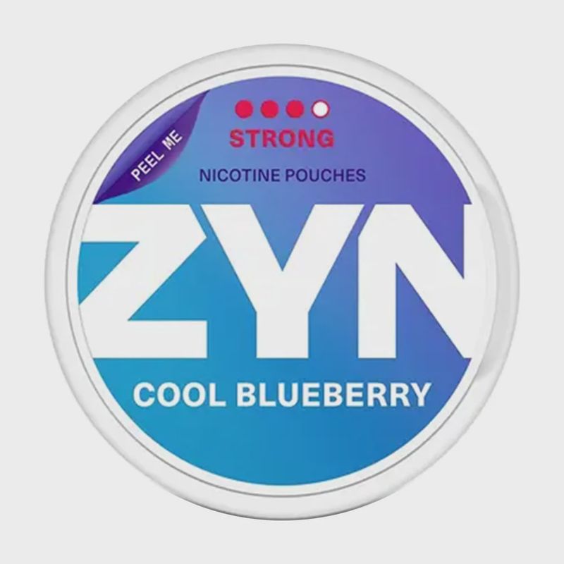 EURO ZYN COOL BLUEBERRY STRONG 3 DOTS NICOTINE POUCHES 10/CT