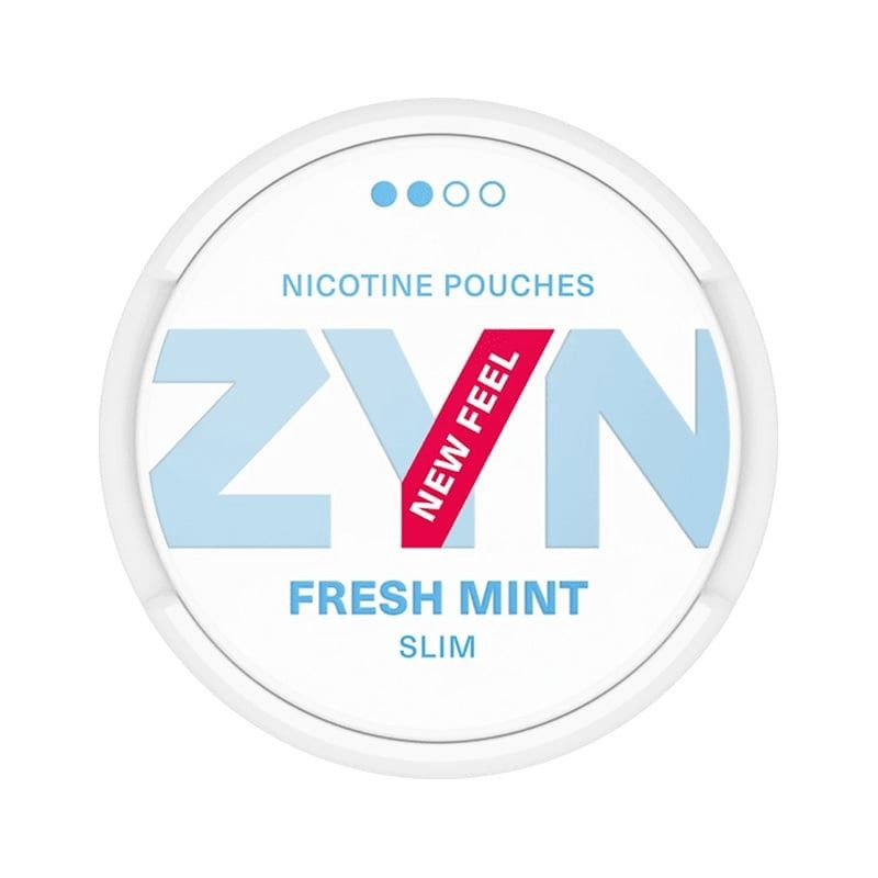 EURO ZYN 6.5MG FRESH MINT SLIM 2 DOTS NICOTINE POUCHES 5/CT