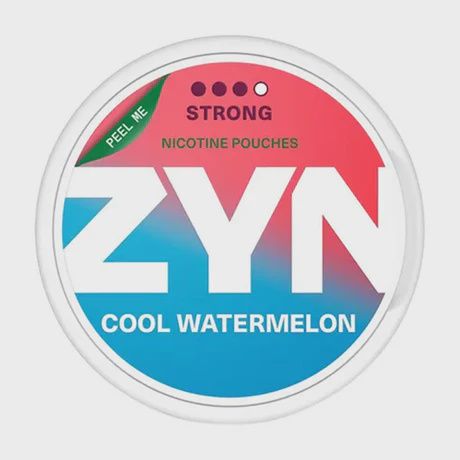EURO ZYN 11MG COOL WATERMELON STRONG 3 DOTS NICOTINE POUCHES 5/CT