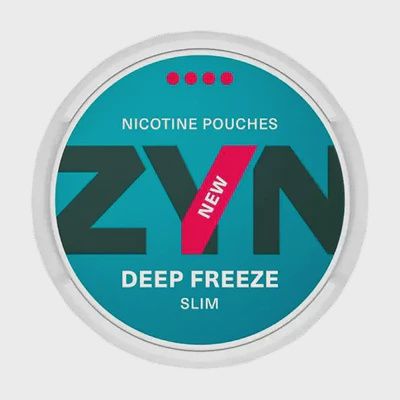 EURO ZYN 11MG DEEP FREEZE SLIM 4 DOTS NICOTINE POUCHES 5/CT