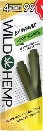 WILD HEMP 4/.99 WRAPS BANANAZ 20/CT