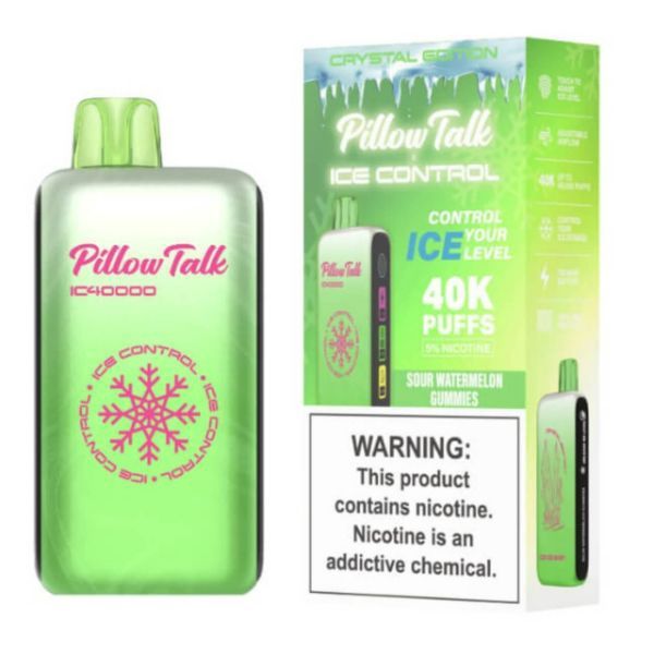 PILLOW TALK IC40000 SOUR WATERMELON GUMMIES CRYSTAL EDITION 5% 20ML 5/CT