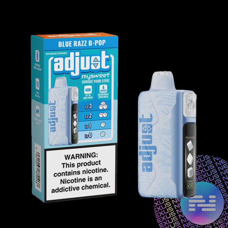 ADJUST MYSWEET 40K BLUE RAZZ BLOW POP 5% 20ML 5/CT