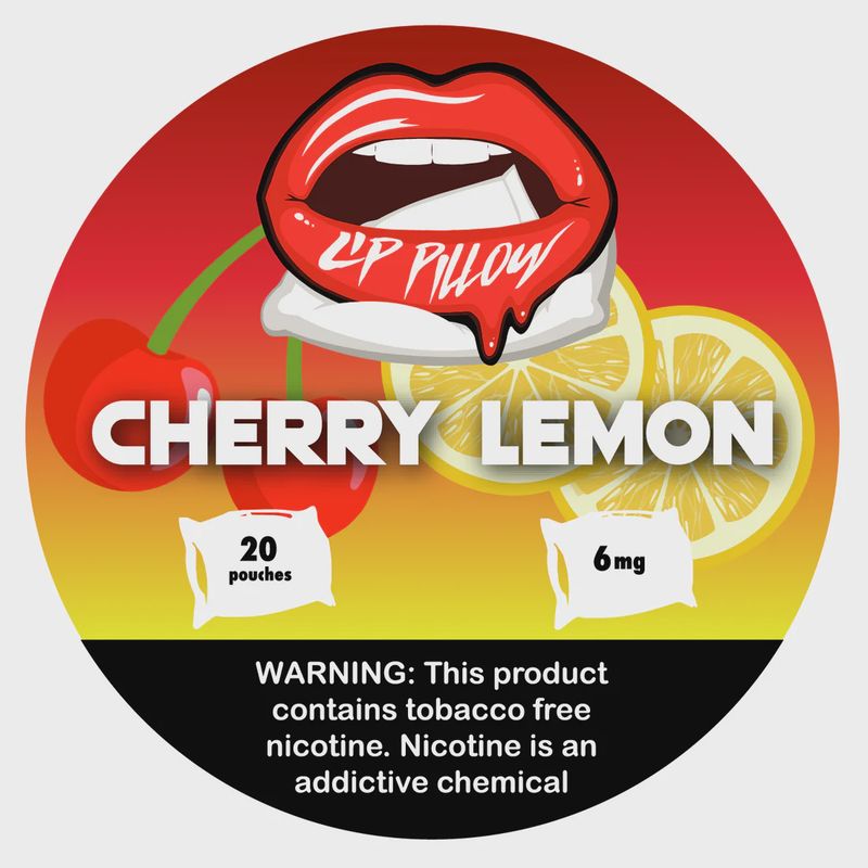 LIP PILLOW CHERRY LEMON 20 POUCHES 6MG 5/CT