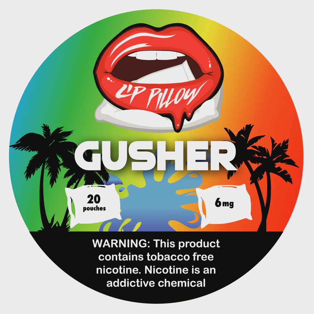 LIP PILLOW GUSHER 20 POUCHES 6MG 5/CT