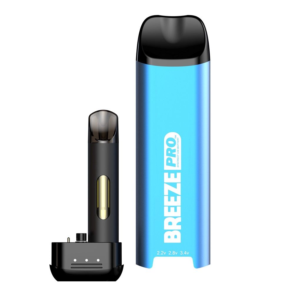 BREEZE PRO DISCREET BATTERY FOR CARTRIDGES - SKY BLUE 5/CT