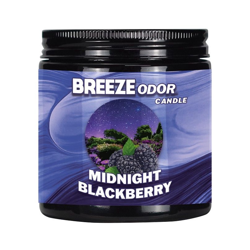 BREEZE ODOR CANDLE MIDNGHT BLACK BERRY 13oz