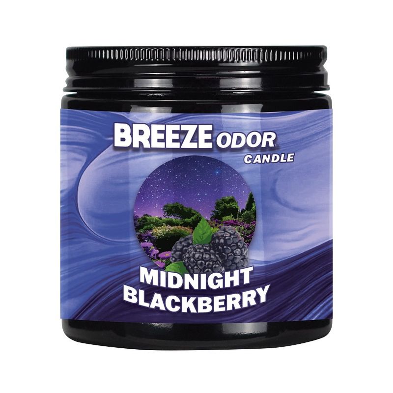 BREEZE ODOR CANDLE MIDNGHT BLACK BERRY 13oz