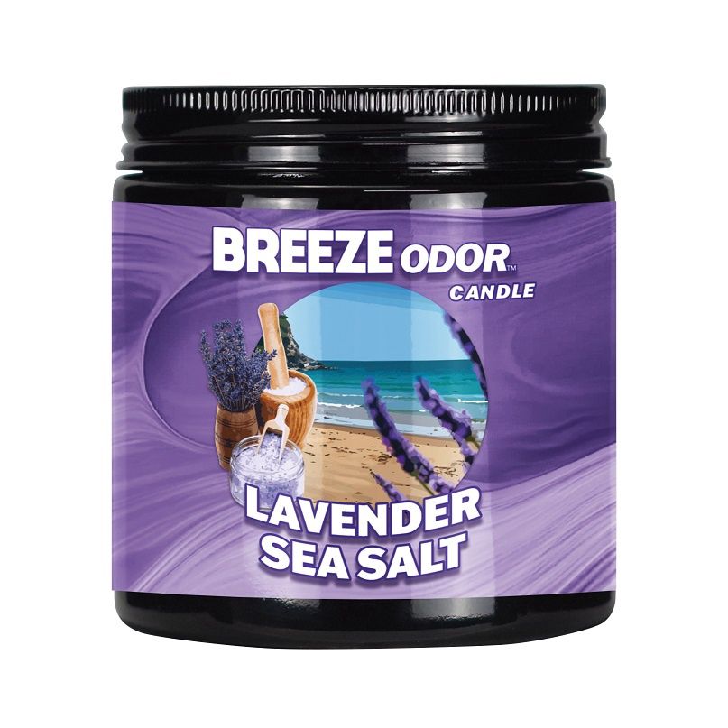 BREEZE ODOR CANDLE LAVENDER SEA SALT 13oz