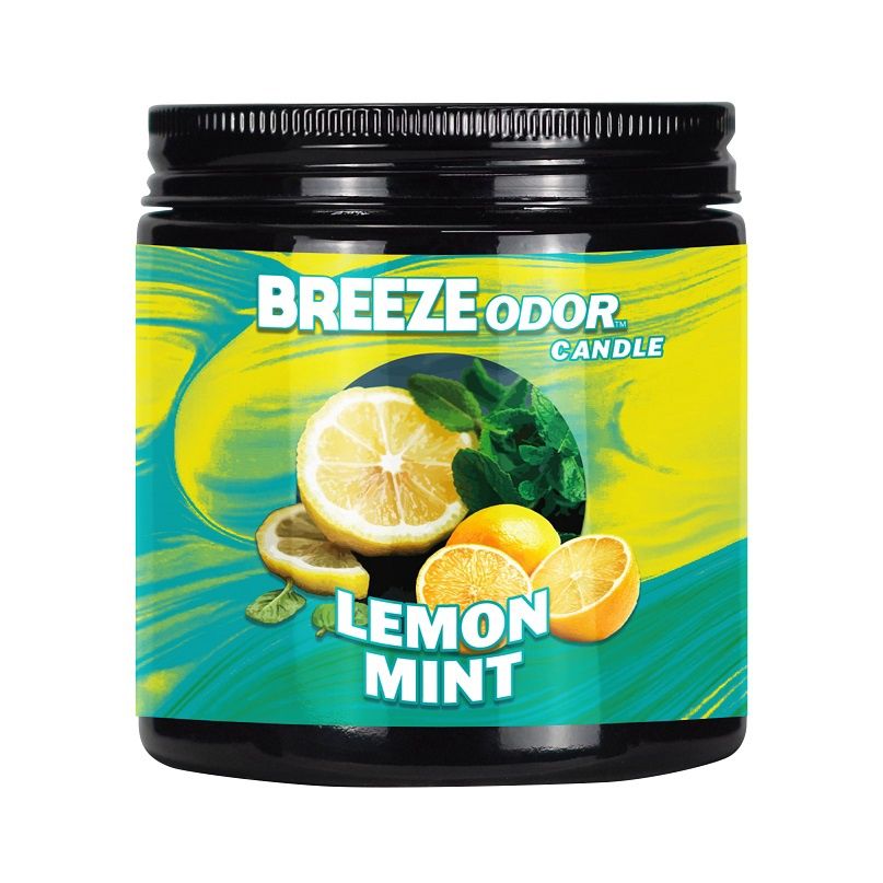 BREEZE ODOR CANDLE LEMON MINT 13oz