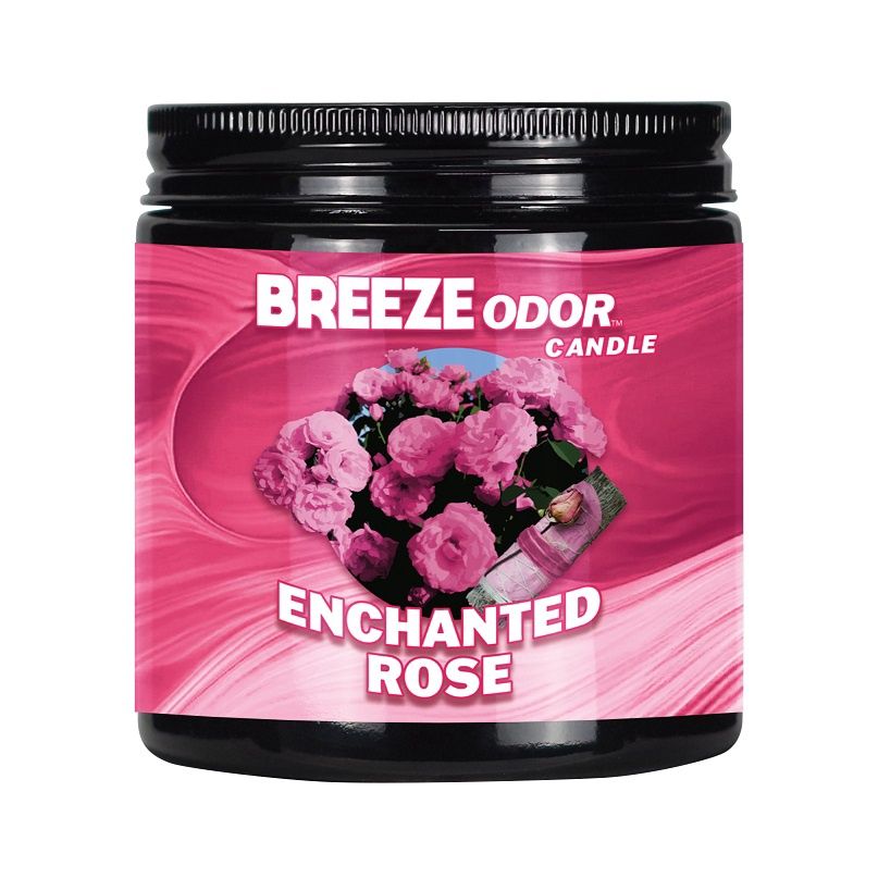 BREEZE ODOR CANDLE ENCHANTED ROSE 13oz