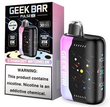 GEEK BAR PULSE X 5% STRAWBERRY WATERMELON METEOR EDITION 5/CT