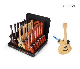 CLICKIT GUITAR W/ LIGHT TORCH LIGHTER 20/CT