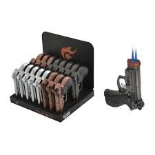 CLICKIT DOUBLE TORCH PISTOL LIGHTER 15/CT