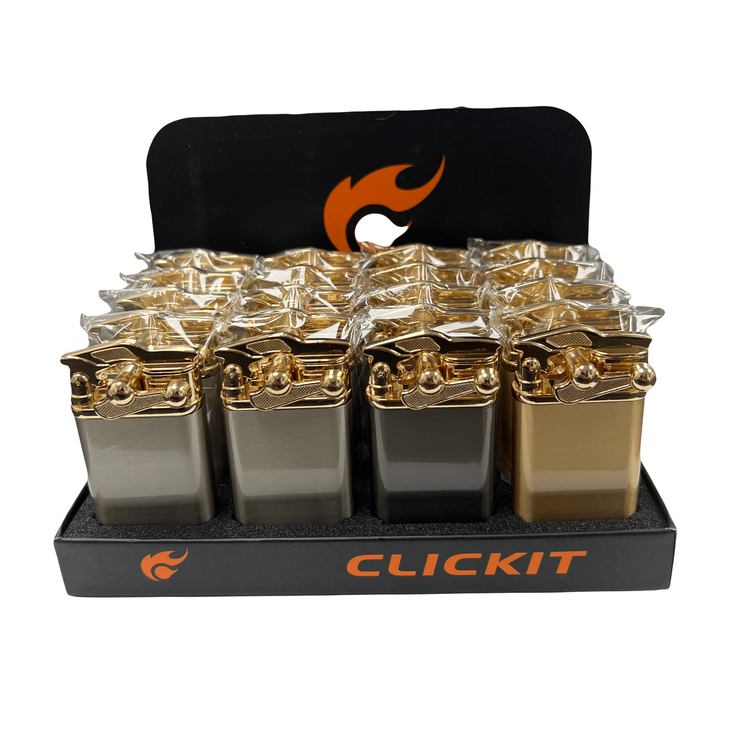 CLICKIT DOUBLE TORCH ASST LIGHTER 20/CT (GH-7267)