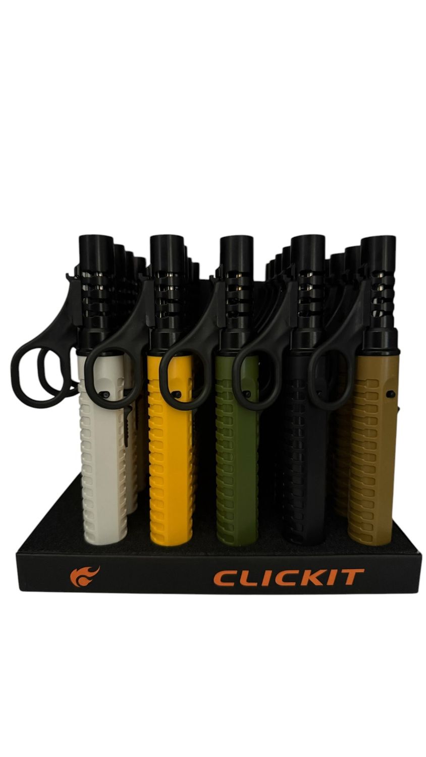 CLICKIT PEN TORCH LIGHTER 25/CT (GT-052)