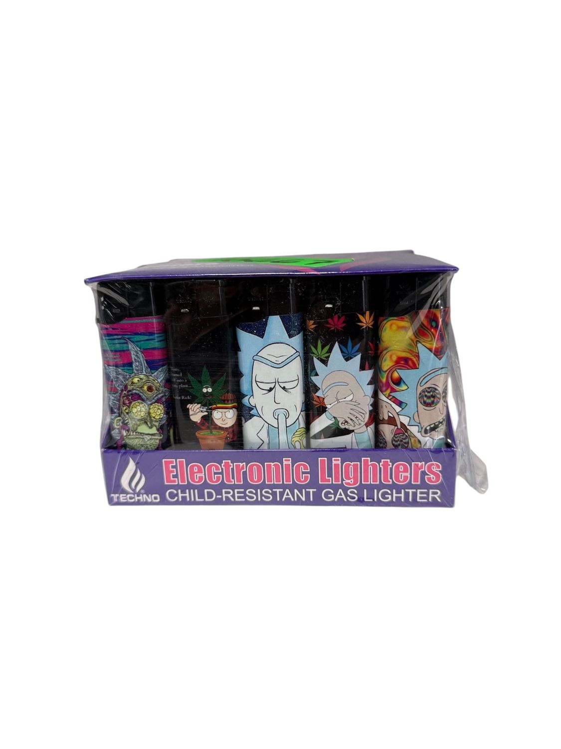TECHNO ELECTRONIC GAS LIGHTERS (11592) 50/CT