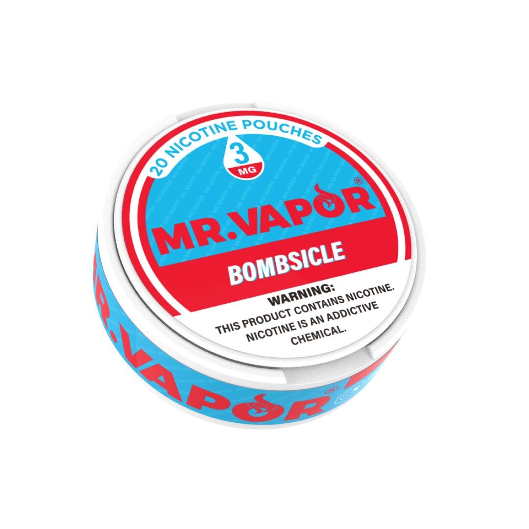 MR. VAPOR 3MG BOMBSICLE 20 NICOTINE POUCHES 5/CT