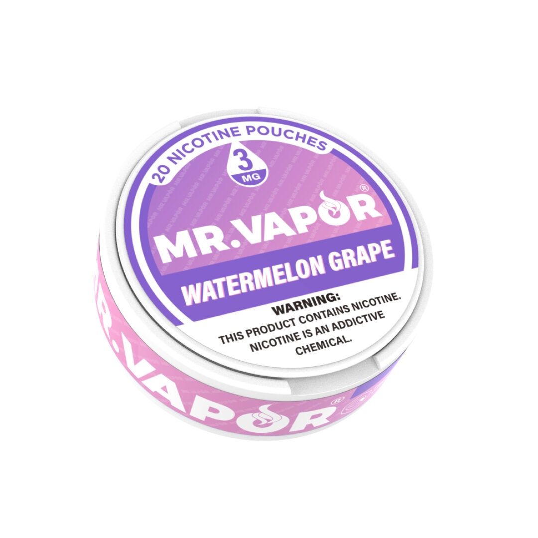 MR. VAPOR 3MG WATERMELON GRAPE 20 NICOTINE POUCHES 5/CT