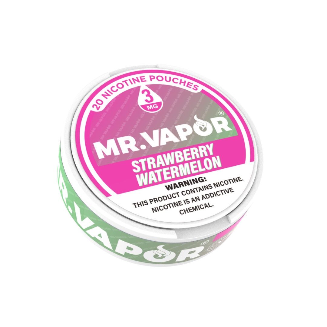 MR. VAPOR 3MG STRAWBERRY WATERMELON 20 NICOTINE POUCHES 5/CT