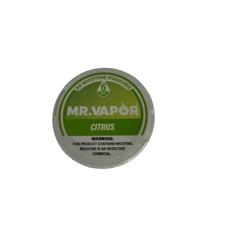 MR. VAPOR 6MG CITRUS 20 NICOTINE POUCHES 5/CT