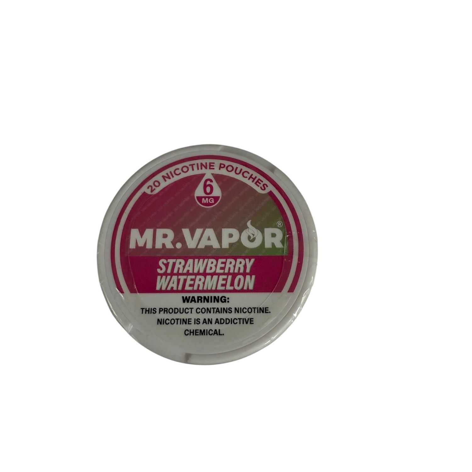 MR. VAPOR 6MG STRAW WATERMELON 20 NICOTINE POUCHES 5/CT