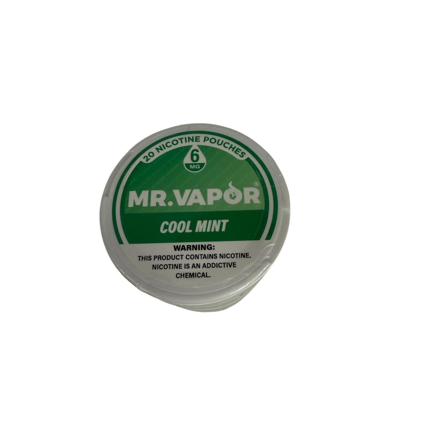 MR. VAPOR 6MG COOL MINT 20 NICOTINE POUCHES 5/CT