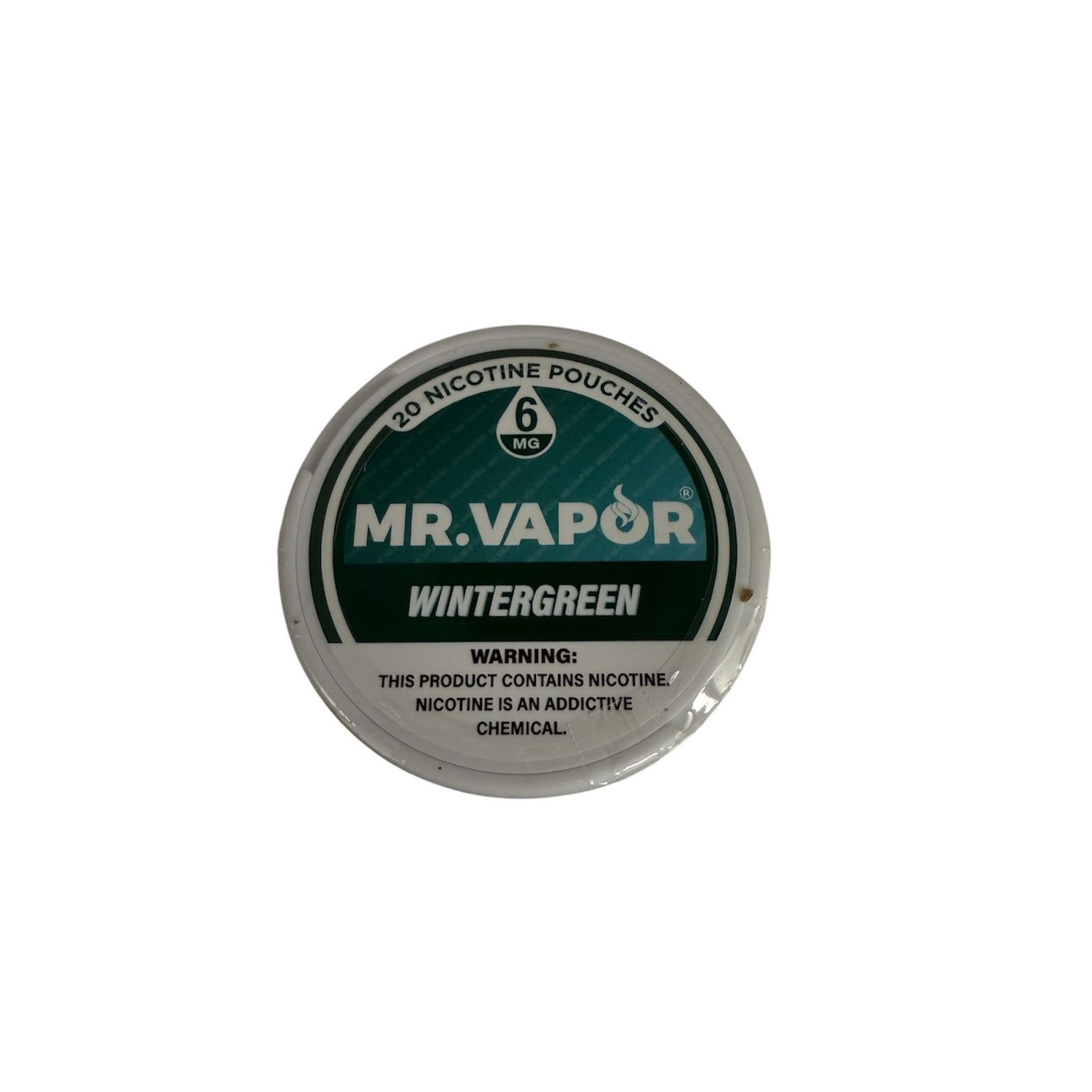 MR. VAPOR 6MG WINTERGREEN 20 NICOTINE POUCHES 5/CT