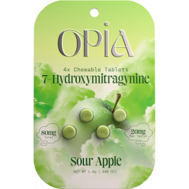 OPIA SOUR APPLE 7- HYDROXYMITRAGYNINE 20MG 10/4/CT
