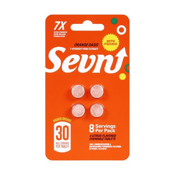 SEVN PSEUDO 7HYDROXY TABS ORANGE OASIS 26MG 7-HYDROXY 4MG SUDO 30MG 4PK10/CT