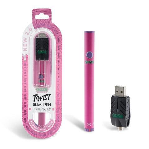 OOZE SLIM TWIST PEN 2.0 ATOMIC PINK