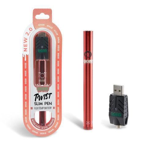 OOZE SLIM TWIST PEN 2.0 RUBY RED