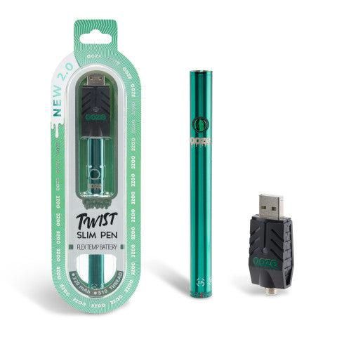 OOZE SLIM TWIST PEN 2.0 AQUA TEAL