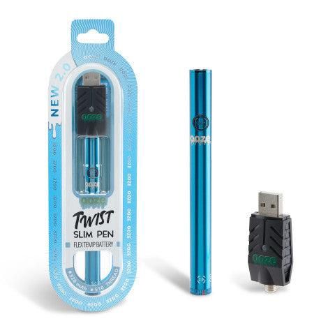 OOZE SLIM TWIST PEN 2.0 SAPPHIRE BLUE