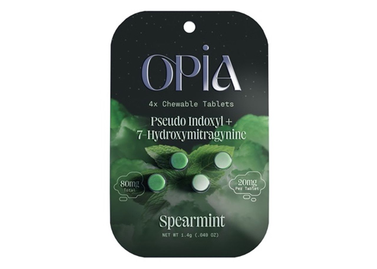 OPIA WILD SPEARMINT PSEUDO INDOXYL + 7- HYDROXYMITRAGYNINE 20MG 10/4/CT