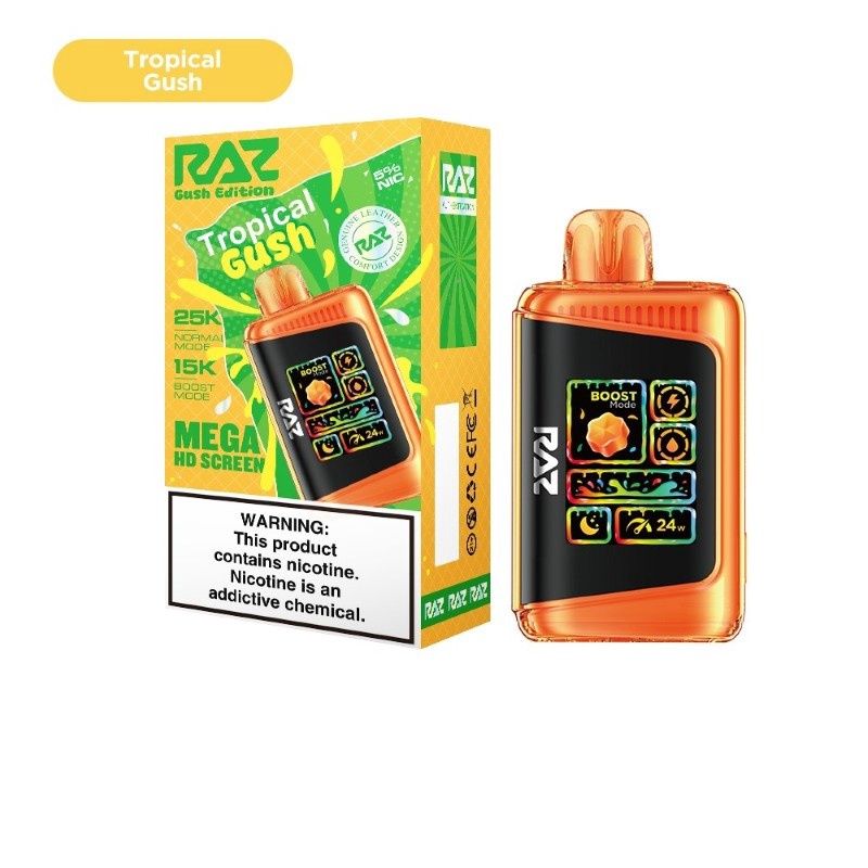RAZ LTX 25K TROPICAL GUSH 16ML 5/CT