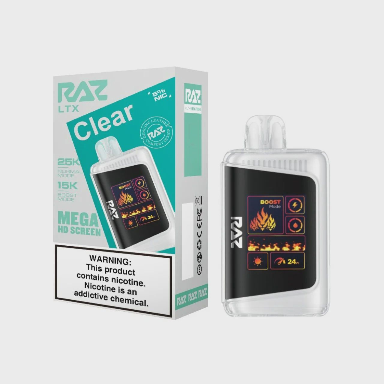 RAZ LTX 25K CLEAR 16ML 5/CT