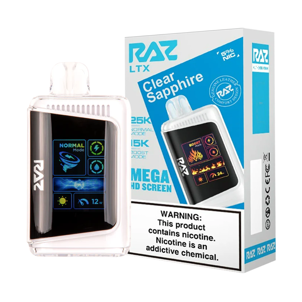 RAZ LTX 25K CLEAR SAPPHIRE 16ML 5/CT