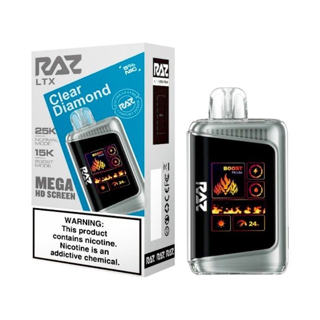 RAZ LTX 25K CLEAR DIMOND 16ML 5/CT