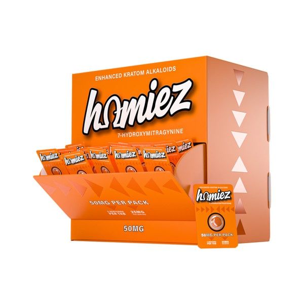 HOMIEZ 7-HYDROXYMITRAGYNINE 50MG PER PACK 1/30/CT