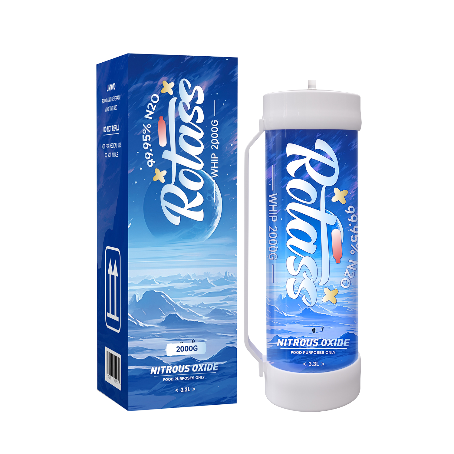 ROTASS 2000GR NATURAL NITROUS OXIDE 1/CT