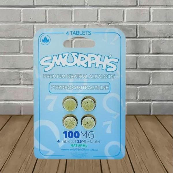 SMURPHS NATURAL 100MG 7-HYDROXYMITRAGYNINE 10/CT