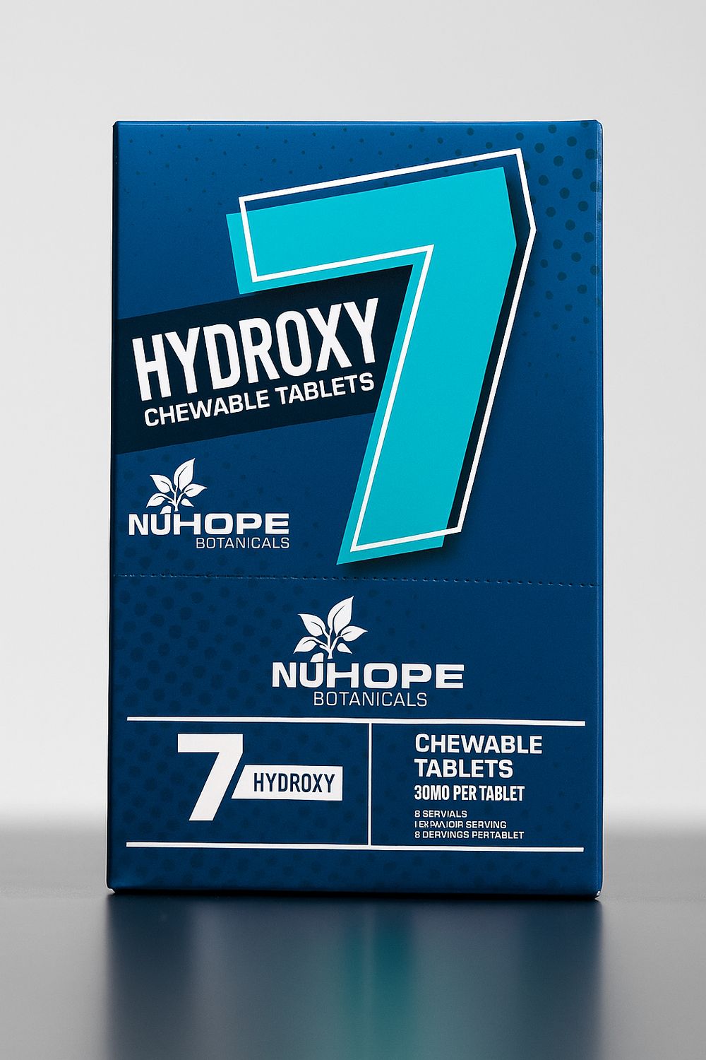 NUHOPE BOTANICALS 7- HYDROXY 4/CT TABLETS IN BLISTER CHEWABLE TABLETS 30MG PER TABLET 12/CT