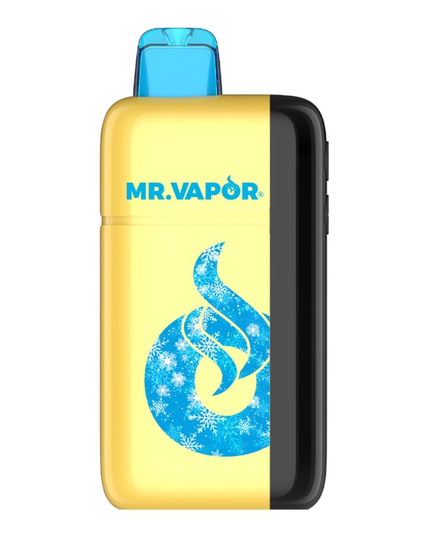 MR. VAPOR ARCTIC BANANA TAFFY 5% 30K PUFF ADJUSTABLE NIC &amp; ICE LEVEL 5/CT