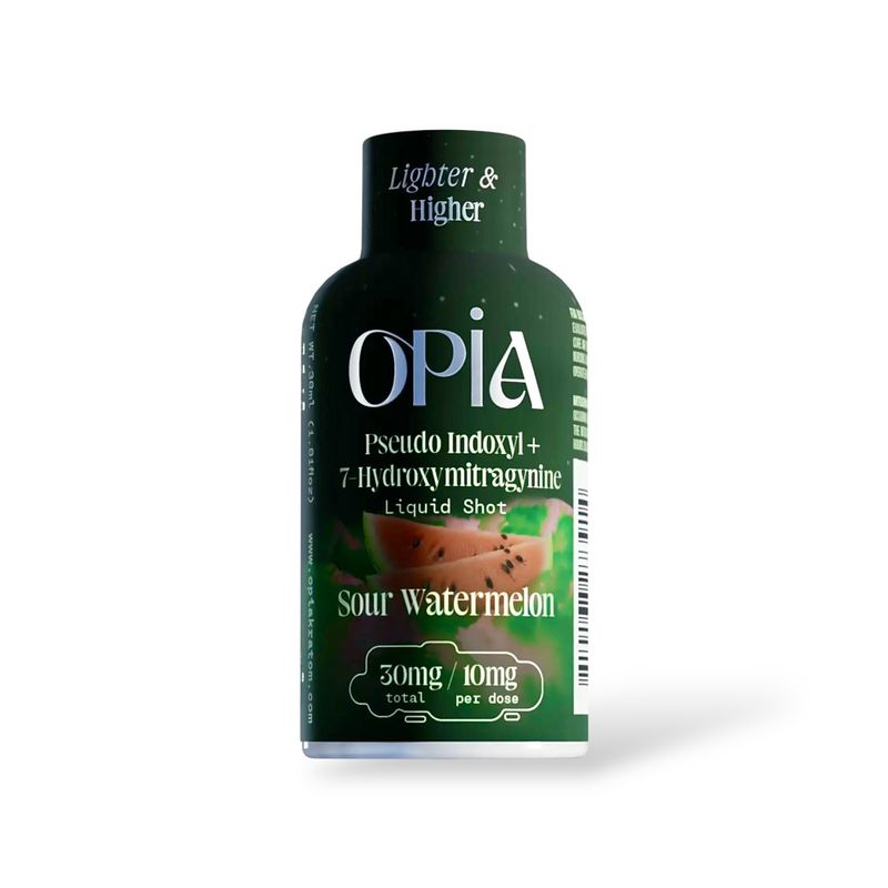 OPIA PSEUDO SOUR WATERMELLON INDOXYL+ 7- HYDROXYMITRAGYNINE SHOT 30MG 12/CT
