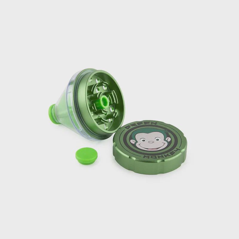 GREEN MONKEY GRINDER 3PC PATAS (50MM), Colour: GREEN